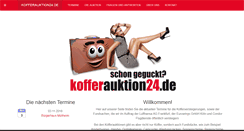 Desktop Screenshot of kofferauktion24.de