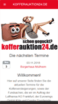Mobile Screenshot of kofferauktion24.de